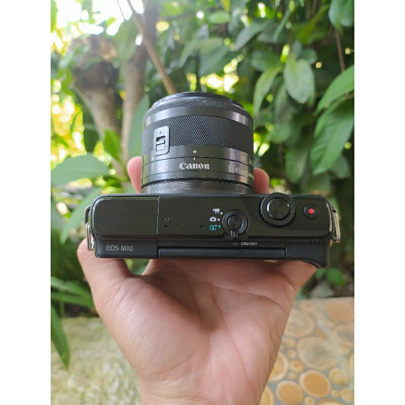 kamera Canon M10 hitam fungsi aman