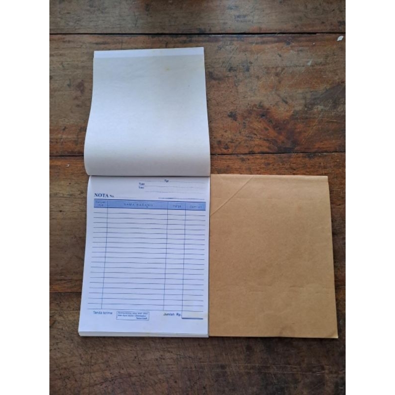 

[ PACK 10 BK ] NOTA KONTAN BESAR 2 RANGKAP / NCR B2 50 SET 2 PLY NOTA 2 PLY