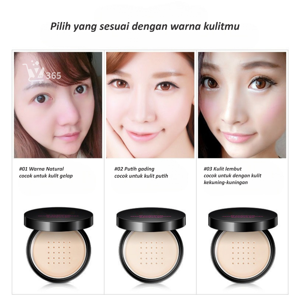 Loose Powder Bedak Tabur Rejuvenation Repair Make Up Look Calm