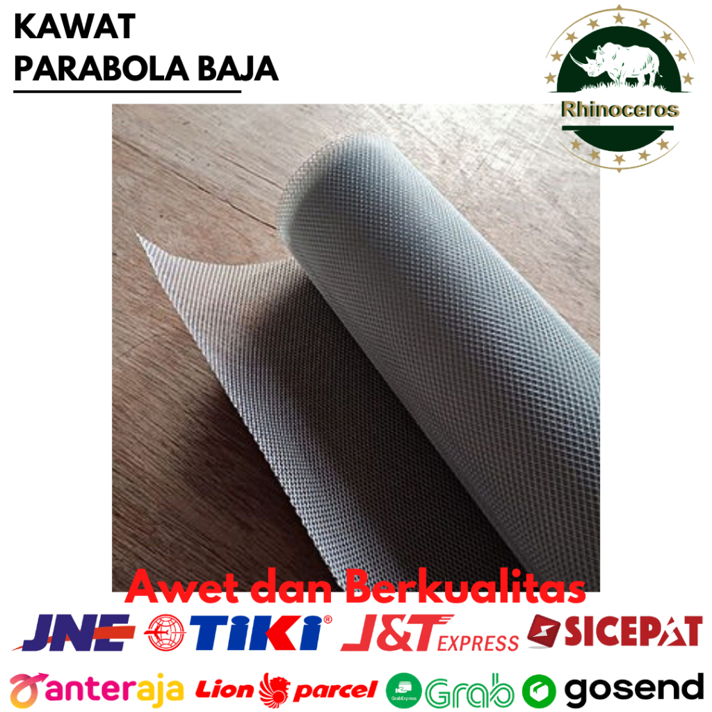 Kawat Nyamuk Kasa Nyamuk Baja Kawat Parabola Warna Putih Cokelat Hitam
