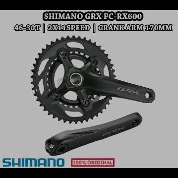 GRX FC-RX600 46-30t 2x11 speed crank arm 170mm FC