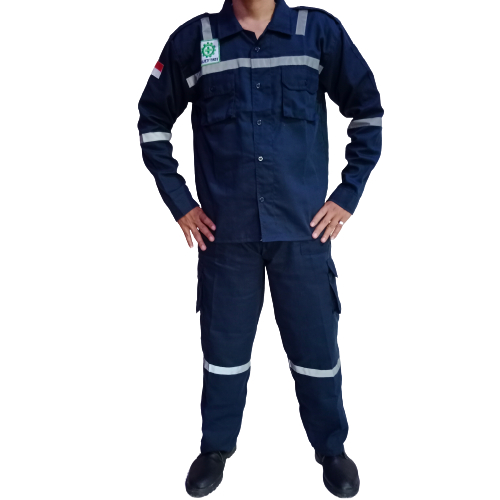 TERLARIS M-4XL Wearpack PDL Setelan Baju &amp; Celana Scotlight 1inch Seragam Safety Coverall Kerja Proyek Sekolah Bengkel Katelpak Harga Terjangkau
