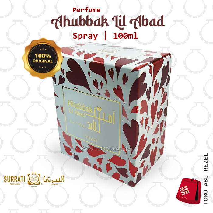 PARFUM AHUBBAK LIL ABAD 1OOML | Parfum Surrati | Spray 100 ml |  Surrati Perfumes| Original Product | Surrati Factory Holly Makkah KSA