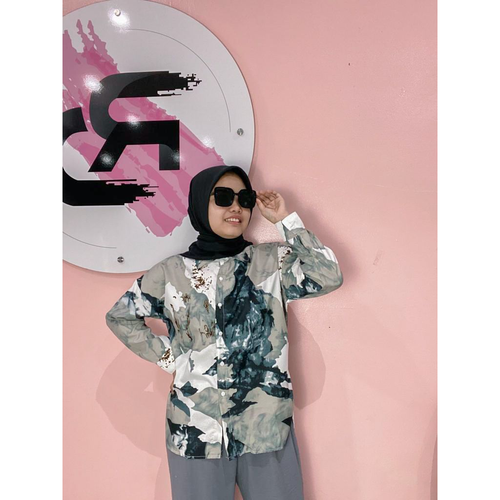 RD FASHION - KEMEJA ICE BERG OVERSIZE