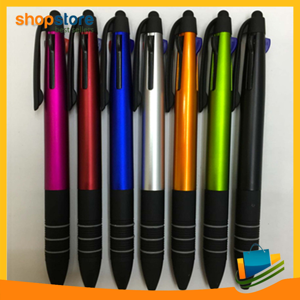 

Pulpen 3 in 1 Three Color Ballpoint Pen Pulpen 3 Warna Import COD 592
