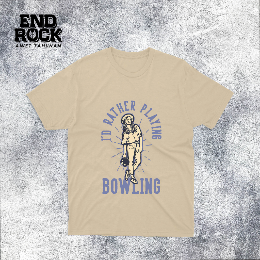 Kaos Distro Original Endrock Tema Bowling DTFS146