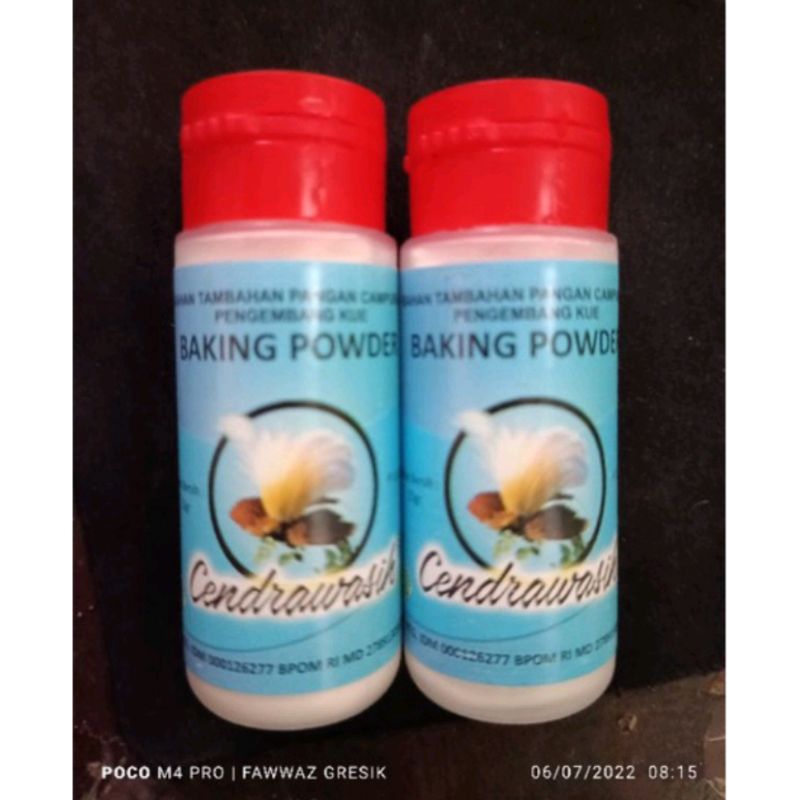 Baking Powder Cap Cendrawasih 15gr / Cendrawasih Baking Powder 15 gr / Pengembang Bahan Kue Cendrawasih