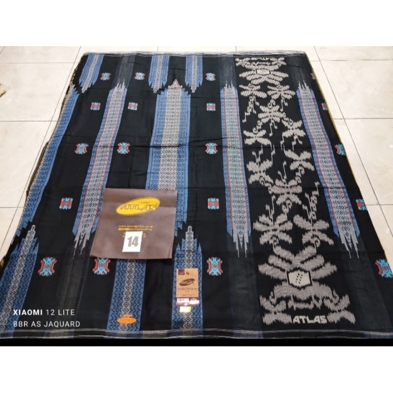 sarung atlas super premium bronze seri hitam