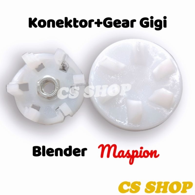 KONEKTOR BLENDER+GEAR GIGI MOUNTING BLENDER MASPION BODY KECIL/KONEKTOR+GEAR KOP BLENDER MASPION BODI KECIL