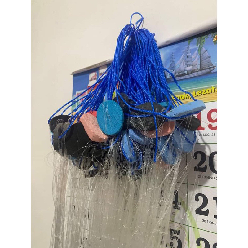 New JARING IKAN PIJER PREMIUM PANJANG 50M TINGGI 120CM