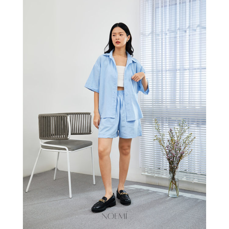 Kira Linen Crinkle Set