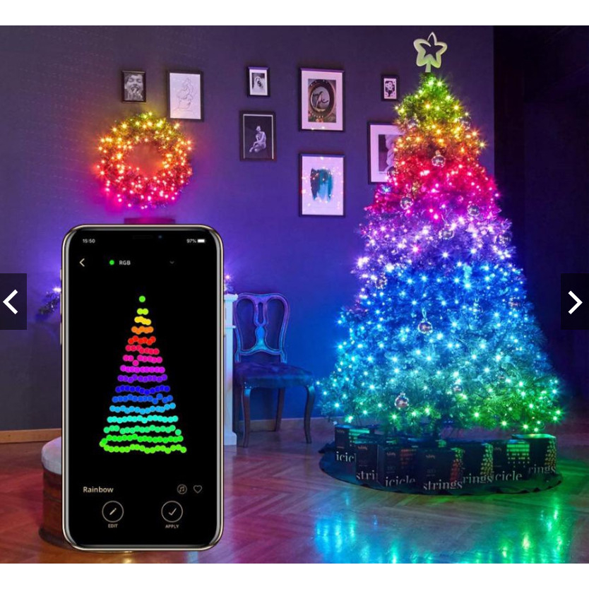 SMART LED STRIP RGBIC Fairy Lights WATERPROOF APP USB Sensor Suara LED