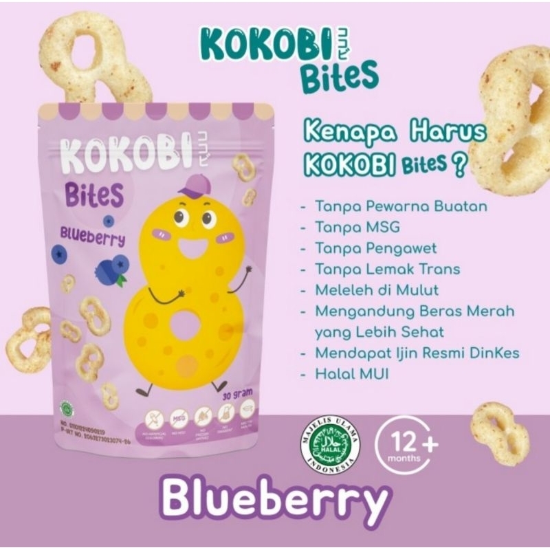 Kokobi Bites 30Gr /Snack Bayi 1th keats/snack kokobi