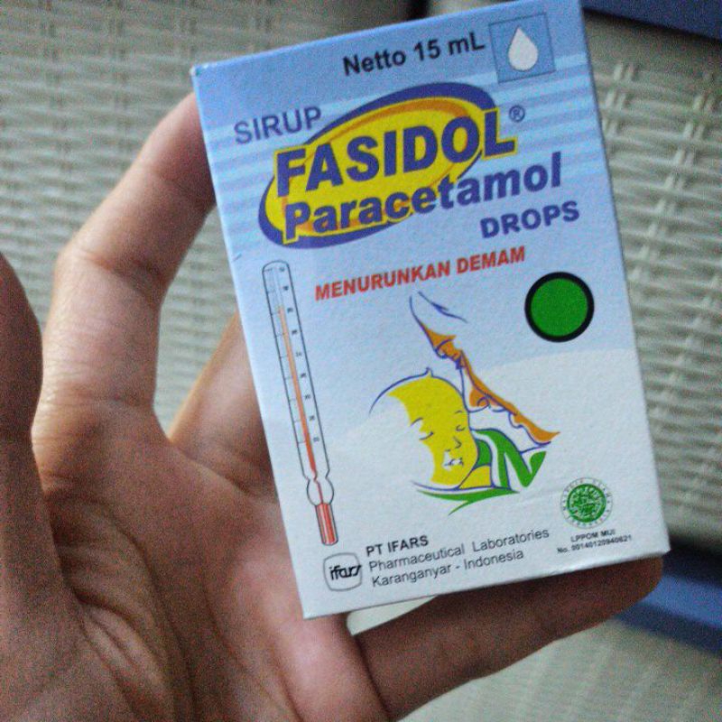 Fasidol Forte Drops Drop sirup paracetamol demam bayi dan anak