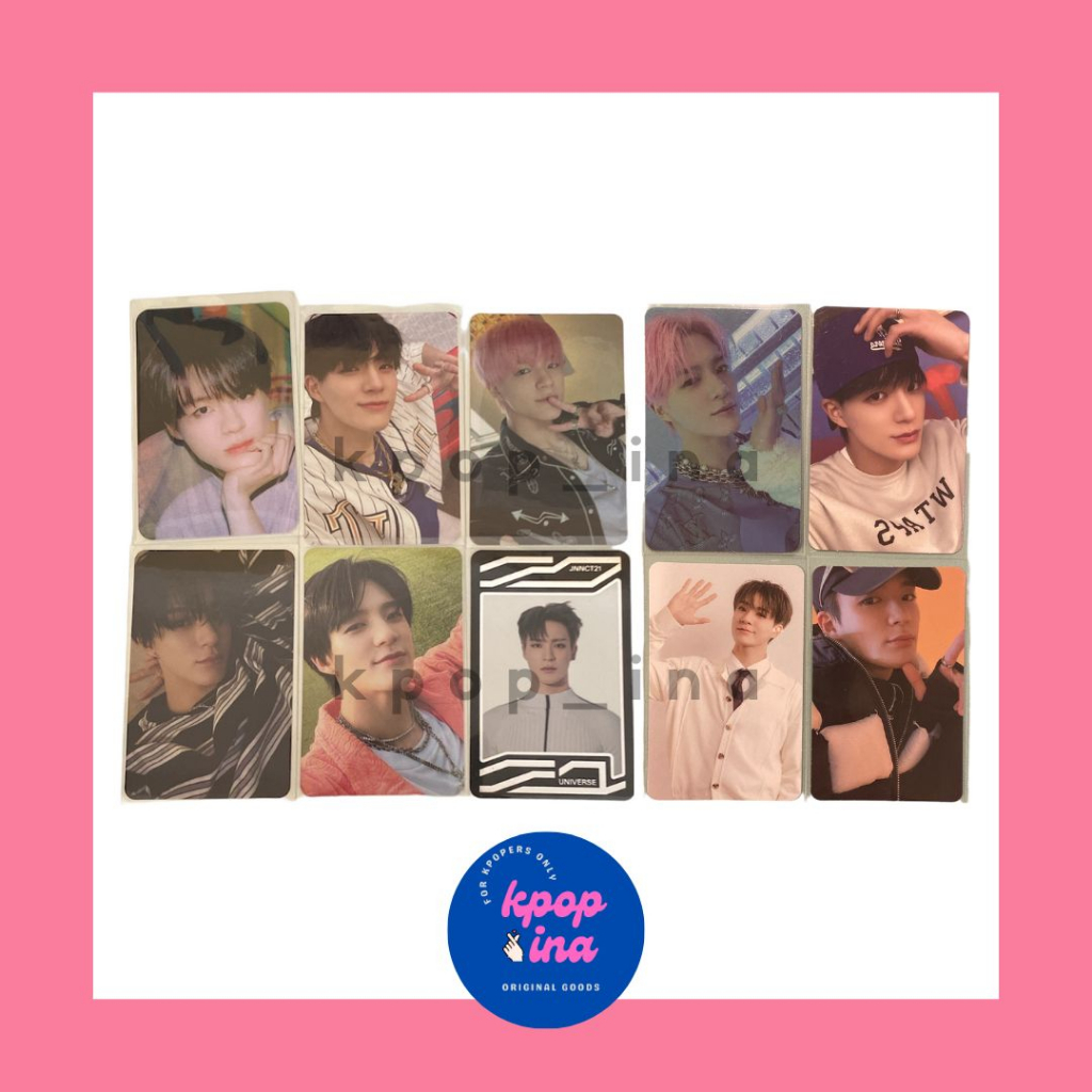 Official Photocard NCT DREAM JENO (Candy, Beatbox, Boring, Glitch Mode)