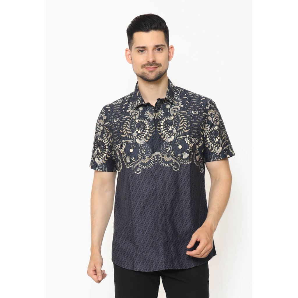 MAGINOT CAKRA Batik Slim Fit Lengan Pendek