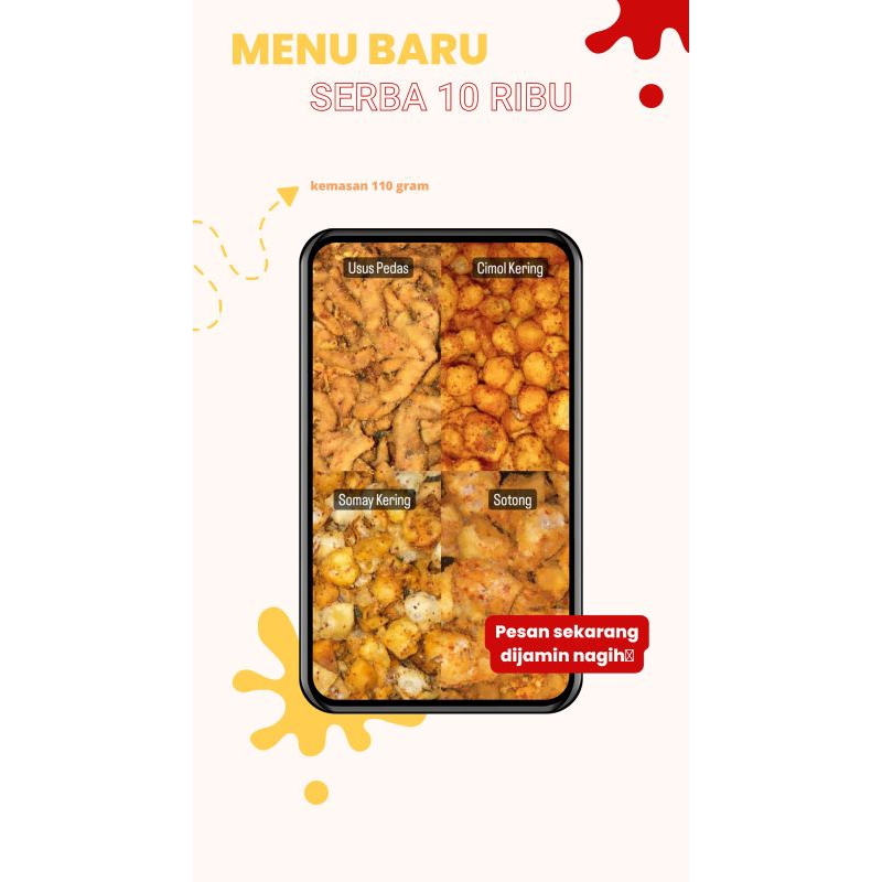 

Jajan Pedas Serba 10.000
