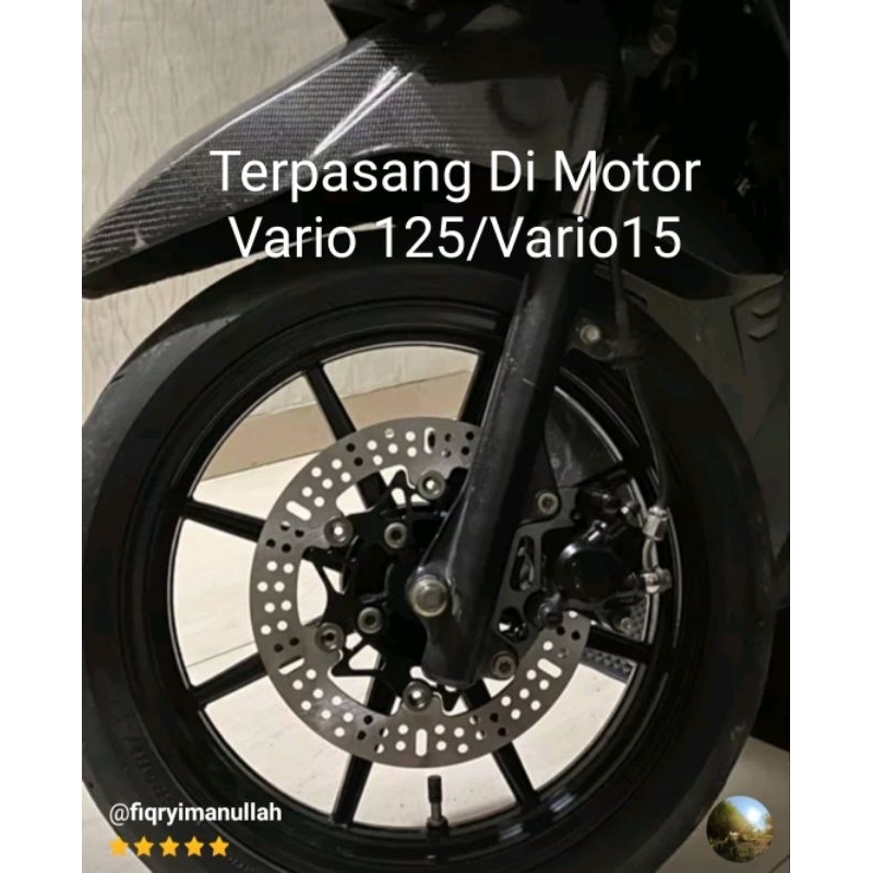 Disc Cakram Depan Variasi Model Bulat frouting UK Diameter 220mm Motor Jupiter MX Jupiter Z Vega Old F1ZR NOUVO Jupiter Z1 VEGA ZR Vega R New All Beat All Vario 110/125/150/160/Scoopy Old New /Mio Soul Mio Smile Mio Sporty Mio 125/PNP Lobang Baut 4 pnp