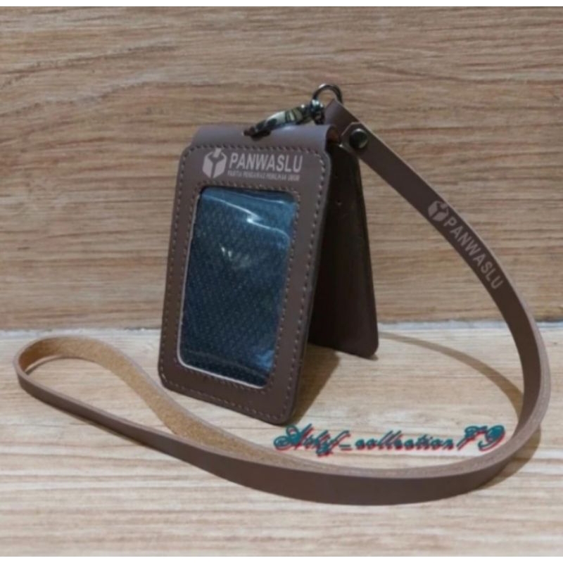

Kalung ID Card Name Tag Panwaslu Double Slot