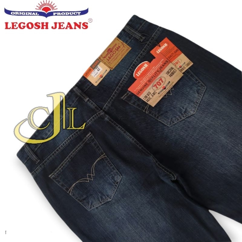 celana jeans panjang pria jumbo original Legosh standar big size 40-46