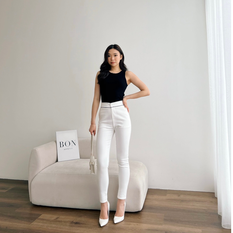 [ Marveile ] Lavie Skinny Pants / Celana Panjang Wanita