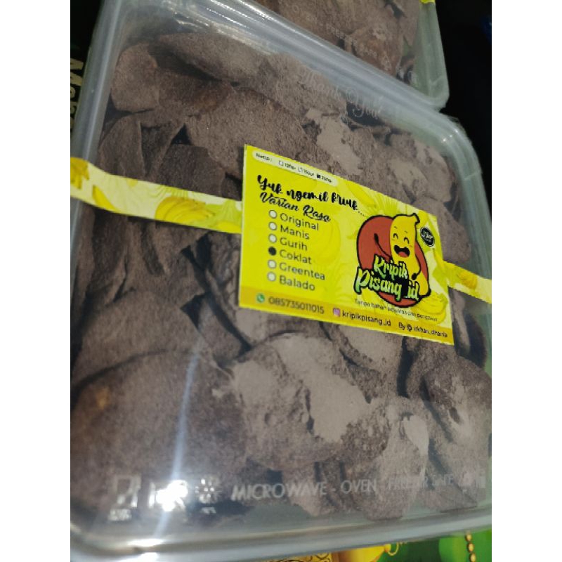 

Kripik pisang coklat 250 gr