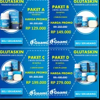 GLUTASKIN SABUN GOAMI DAN ISI 30 - 90 KAPSUL PEMUTIH SELURUH BADAN, WAJAH, KETIAK, SELANGKANGAN, MEN