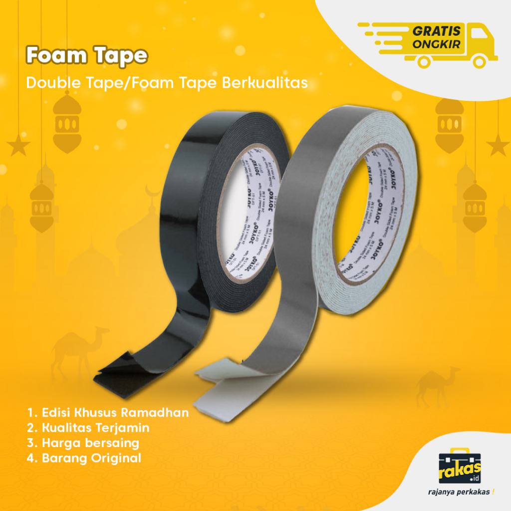 

Double Tape / Foam Tape Terbaik