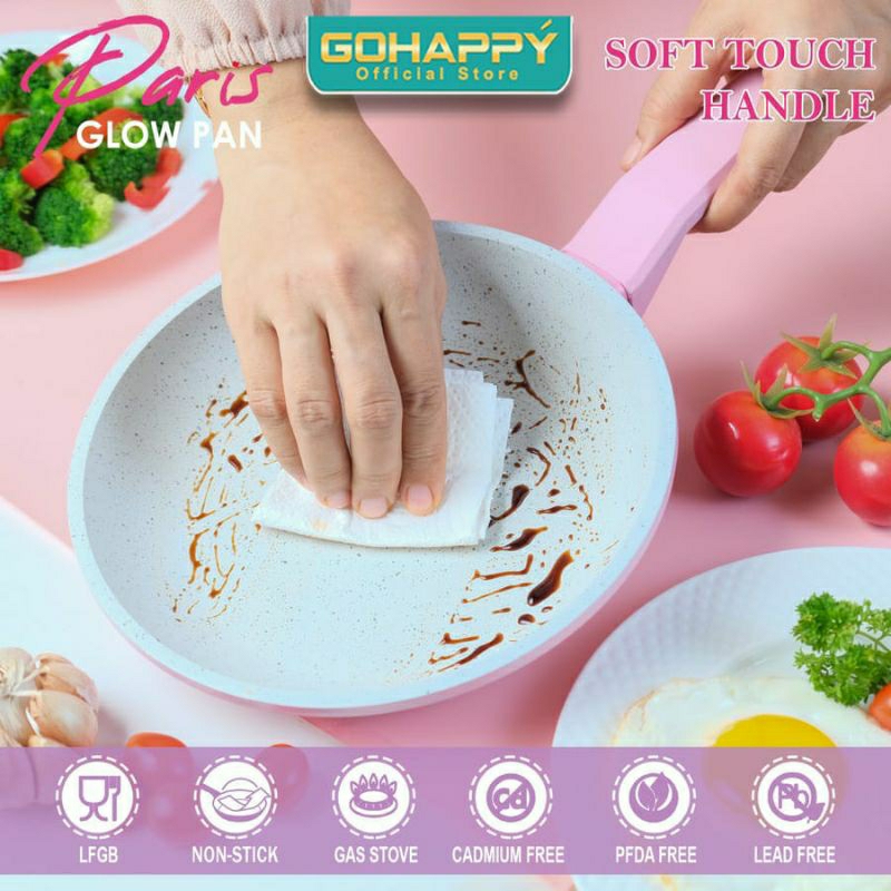 Gohappy Fry Pan 20cm Paris Glow GHP05