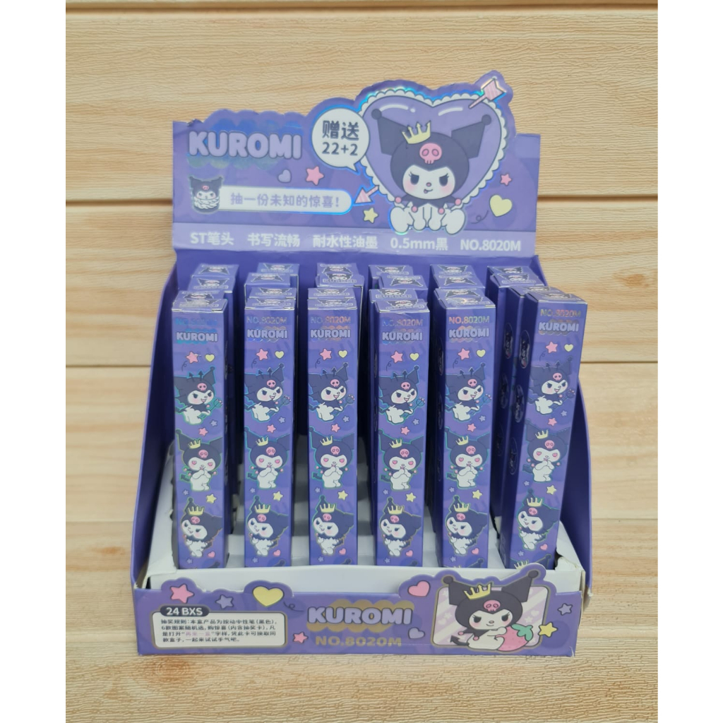 

PULPEN BLIND BOX KUROMI 8020 1 SET ISI 6 PC