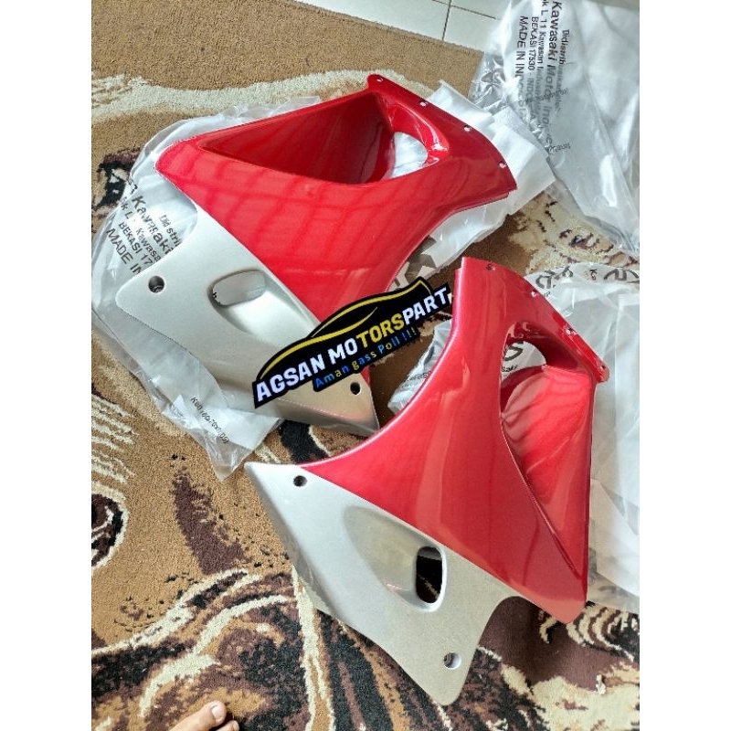 Fairing bawah Ninja RR OLD Merah marron Original Kawasaki