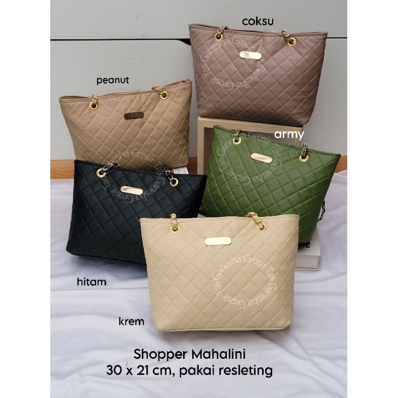 Mahalini Shopper Totebag Wanita Size Besar