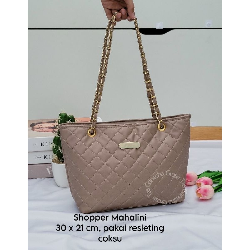 Mahalini Shopper Totebag Wanita Size Besar