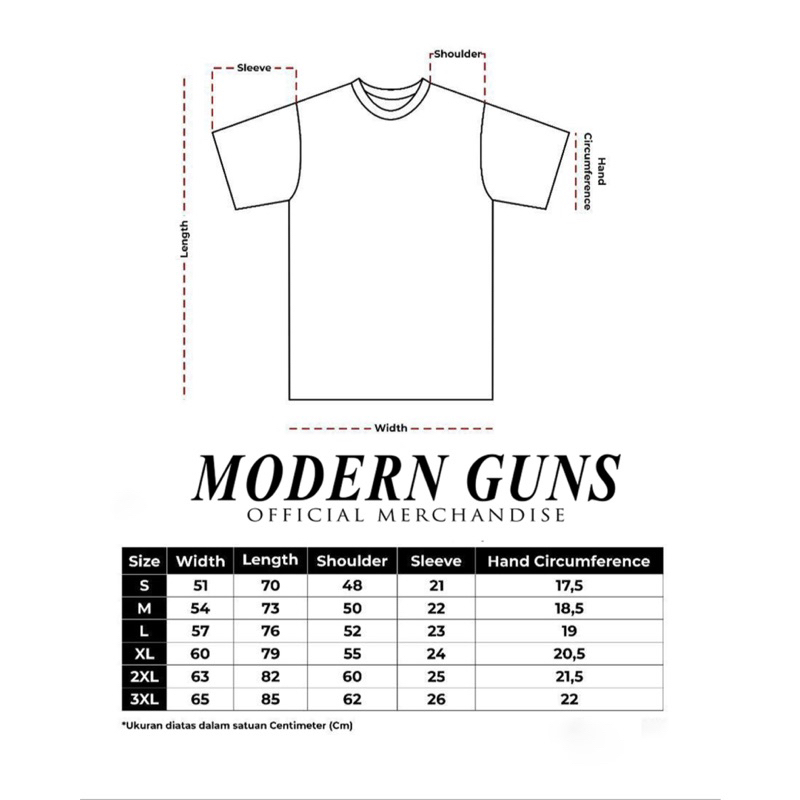 MODERN GUNS - DIE ON THE SAME BURDEN T-SHIRT