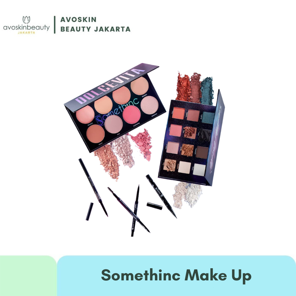 Somethinc Make Up | Lip Tint Ombrella | Water Gloss | Mascara | Eyebrow | Eyeliner | Foundation