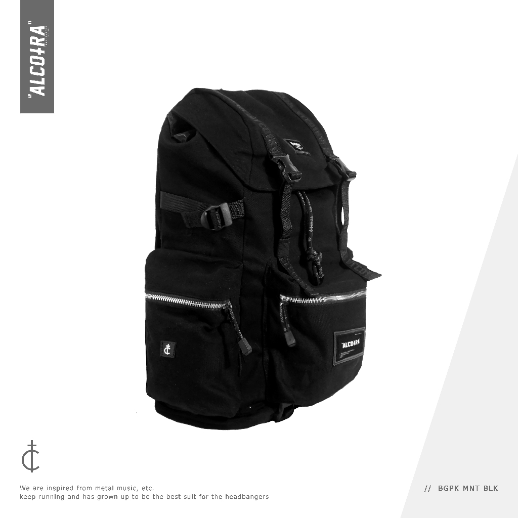 BGPK MNT BLK // BAGPACK MOUNT BLACK ALCOTRA