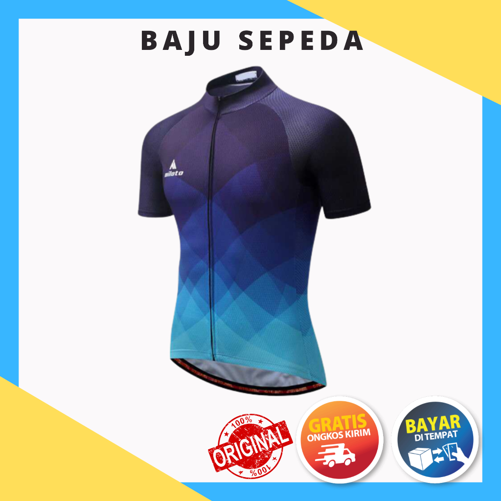 Pakaian/Baju Olahraga Sepeda Pria Jersey Short Sleeve - CC8045