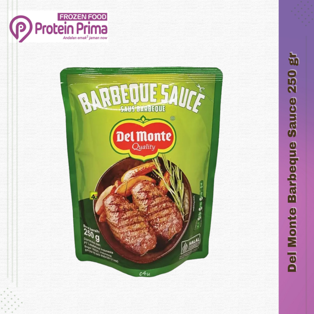 

Del Monte BBQ Sauce 250 gr/ Saus Barbeque/ Sauce BBQ Del Monte