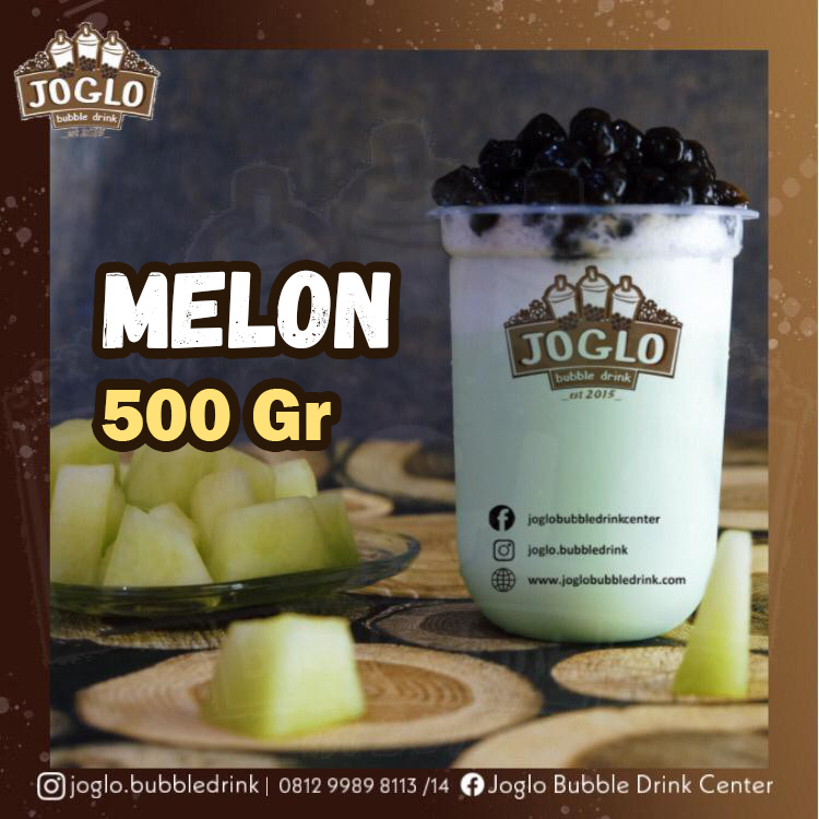 

BUBUK MINUMAN MELON 500gr | MELON POWDER DRINK 500gr | JOGLO BUBBLE DRINK
