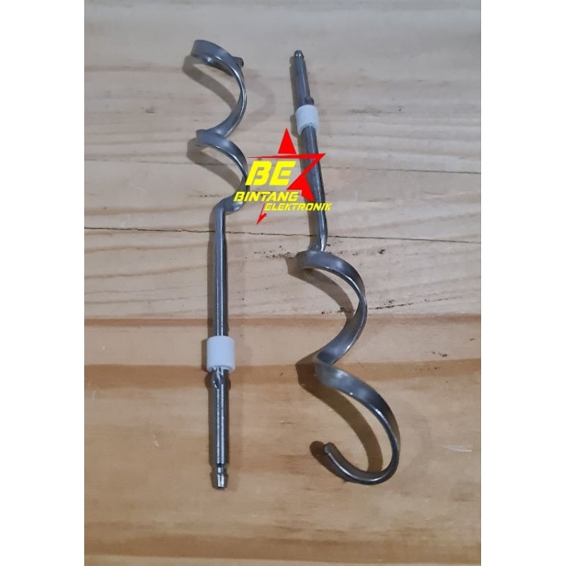 Garpu Kocokan Stik Ulir Mixer Miyako Sepasang Stick Donat Mikser Miyako All tipe Spiral