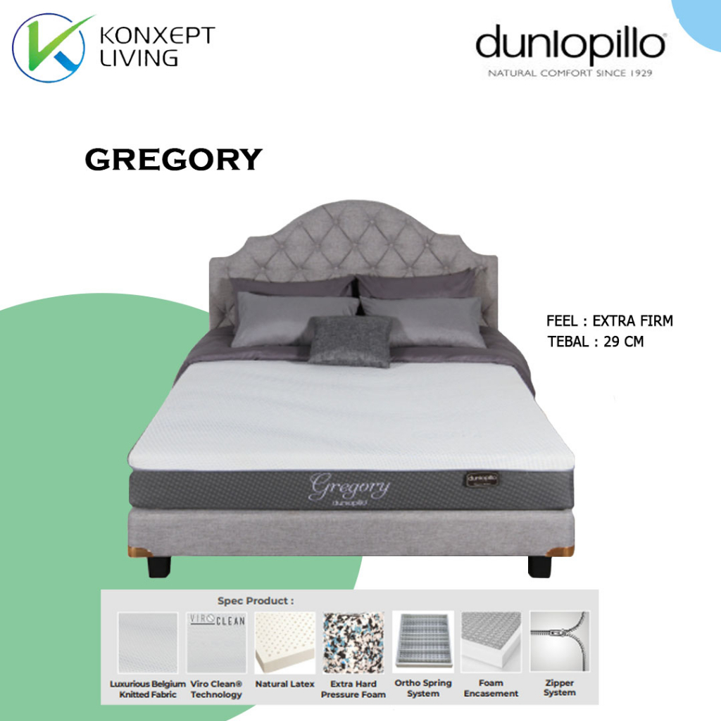 Dunlopillo Springbed Ortho Health Series Type GREGORY - Hanya Kasur