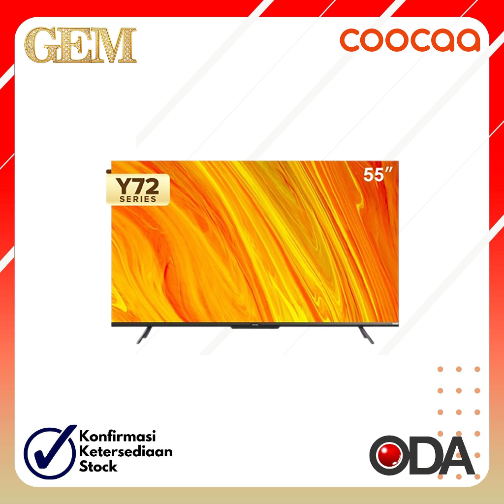 COOCAA Led TV 55 Inch Smart Digital 55Y72