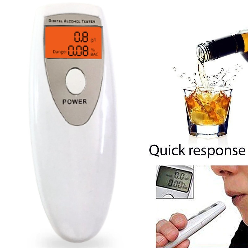 Digital Alcohol Breath Tester Detector Alat Ukur nafas Kadar Alkohol