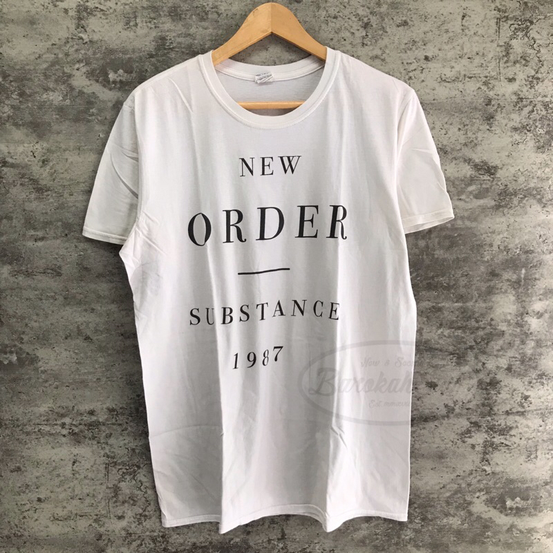 Kaos Band New Order Official Merchandise 'Subtance'