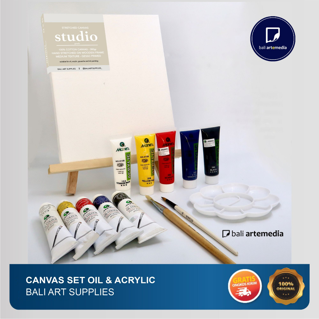 Bali Artemedia Canvas Set (Acrylic / Oil)