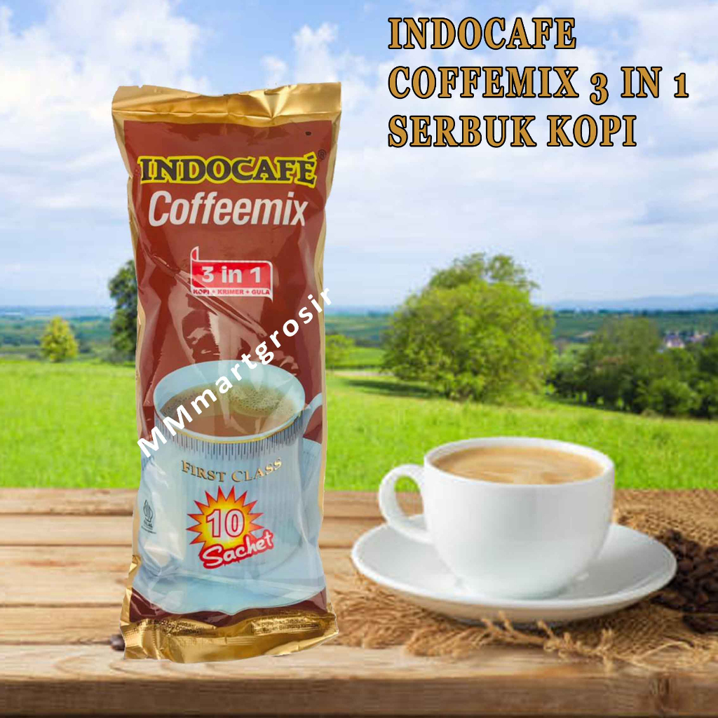 Indocafe / Coffeemix / 3oin1 / isi 10 pcs