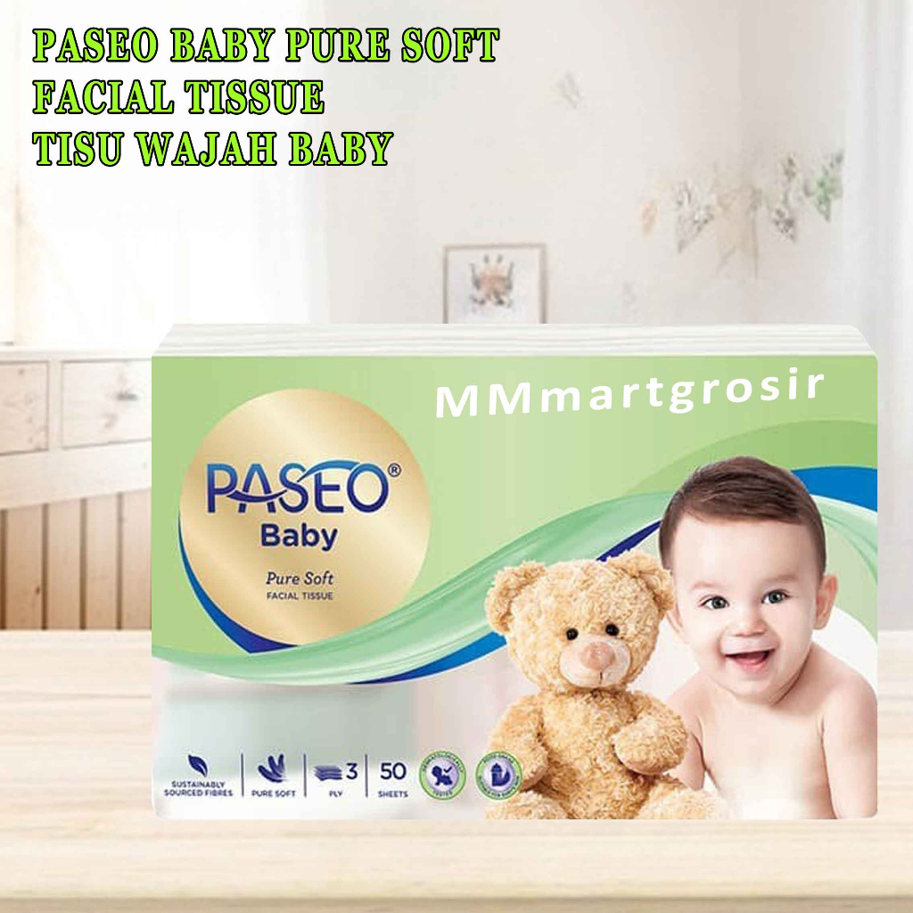 PASEO TISSUE BABY 50 SHEET 3 PLY / TISSU BAYI 50 SHEET 3 PLY