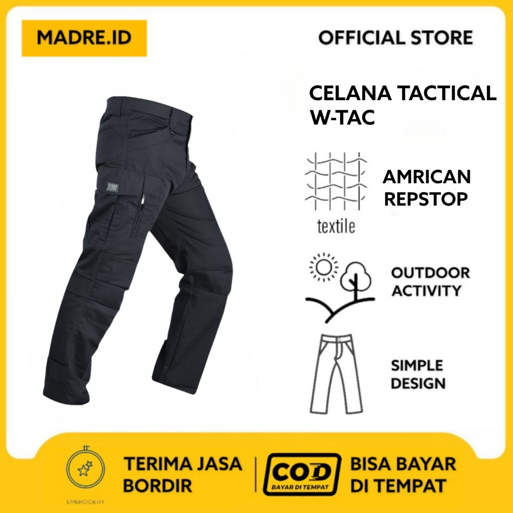 (COD) CELANA TACTICAL W-TAC PANJANG MURAH | CELANA CARGO PDL