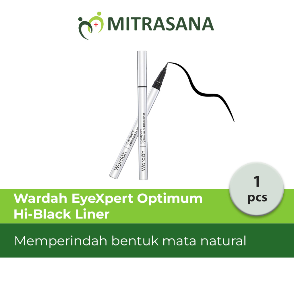 Wardah EyeXpert Optimum Hi-Black Liner 1 g- Eyeliner Spidol Waterproof