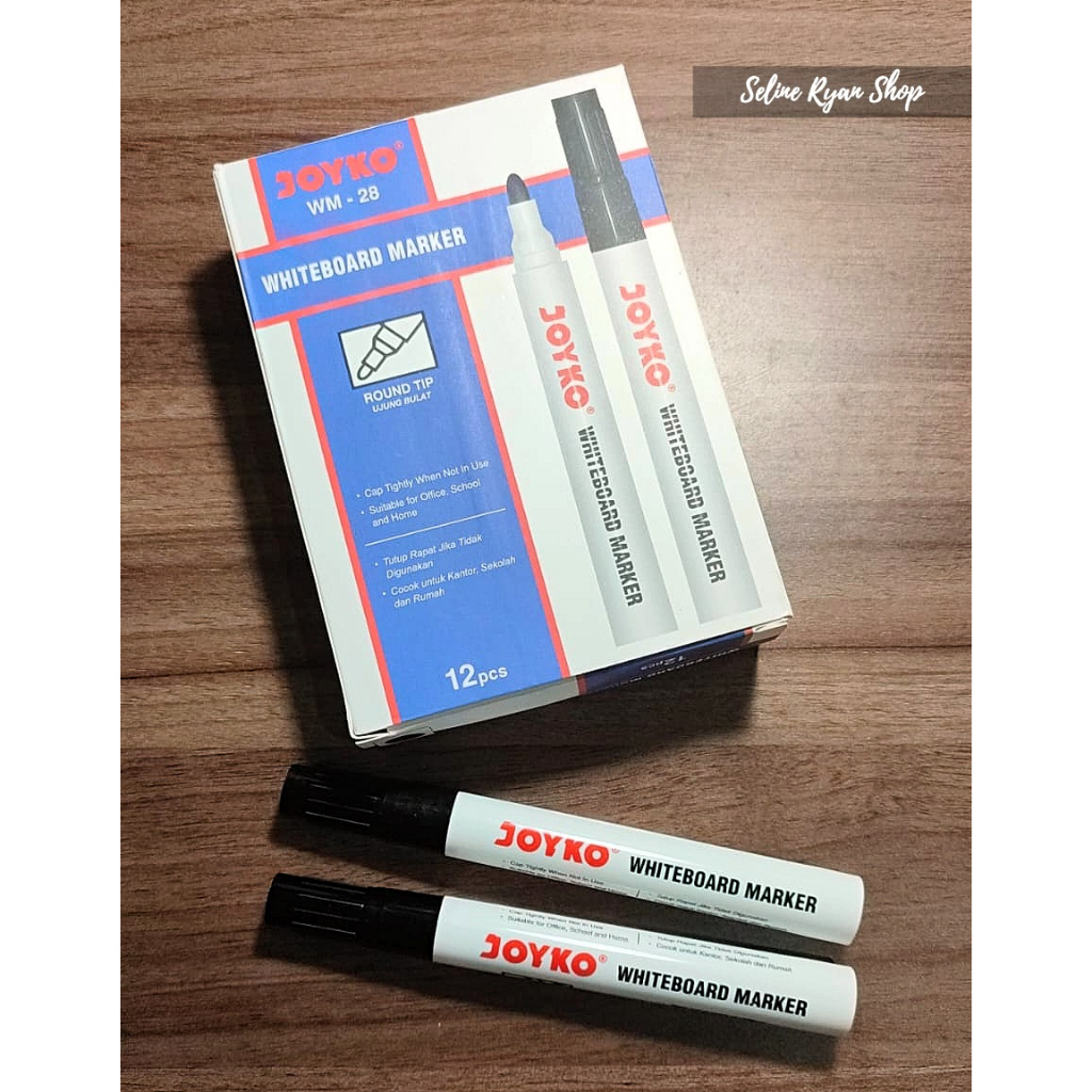 

Spidol HITAM untuk Papan Tulis Whiteboard JOYKO - WHTEBOARD Marker